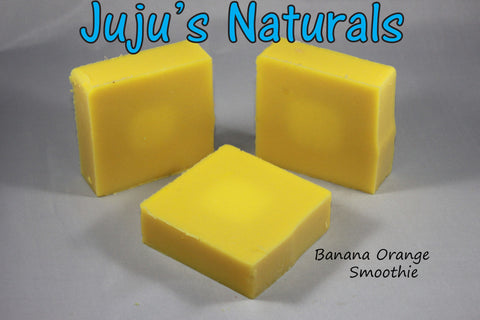 Banana Orange Smoothie Handmade Soap