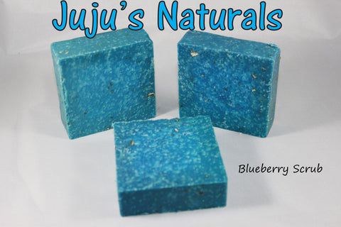 Blueberry Scrub Handmade Soap