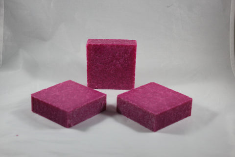 Raspberry Patchouli Scrub Handmade Soap