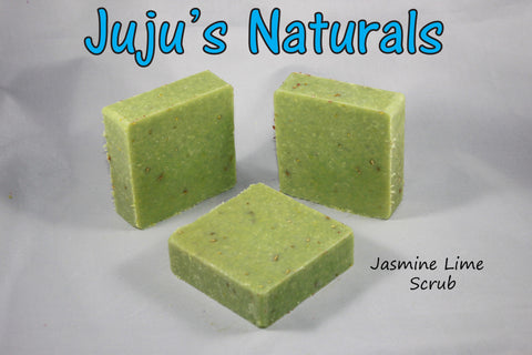 Jasmine Lime Scrub Handmade Soap