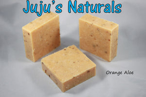 Orange Aloe Scrub Handmade Soap