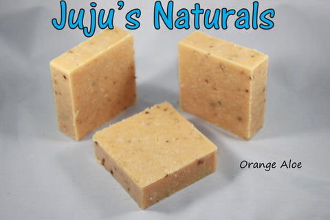 Orange Aloe Scrub Handmade Soap