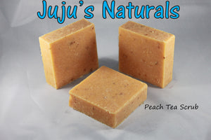 Peach Tea Scrub Handmade Soap