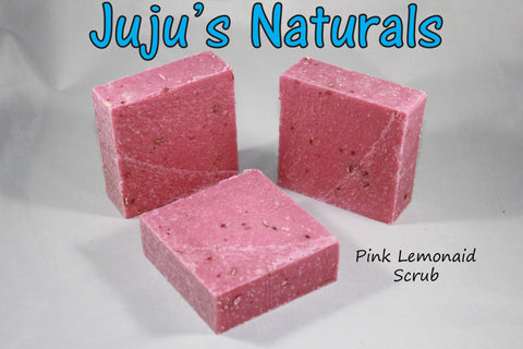 Pink Lemonade Scrub Handmade Soap